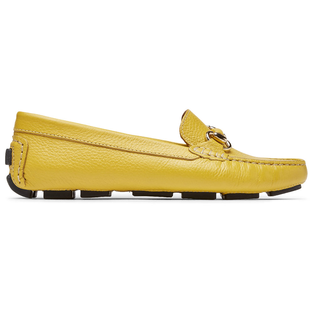 Rockport Womens Loafers Yellow - Bayview Bit Keeper - UK 879-SXBDPK